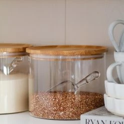 Stacking Glass Canisters -HOMEKEEPING Shop 390391720stacking