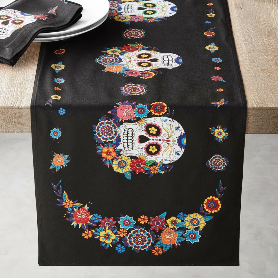 Day of the Dead Table Runner 2 Day of the Dead Table Runner