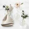 Glass Vase Napkin Rings, Set of 4 1 Glass Vase Napkin Rings, Set of 4 -HOMEKEEPING Shop bud vase napkin rings 202222 0020 img23z