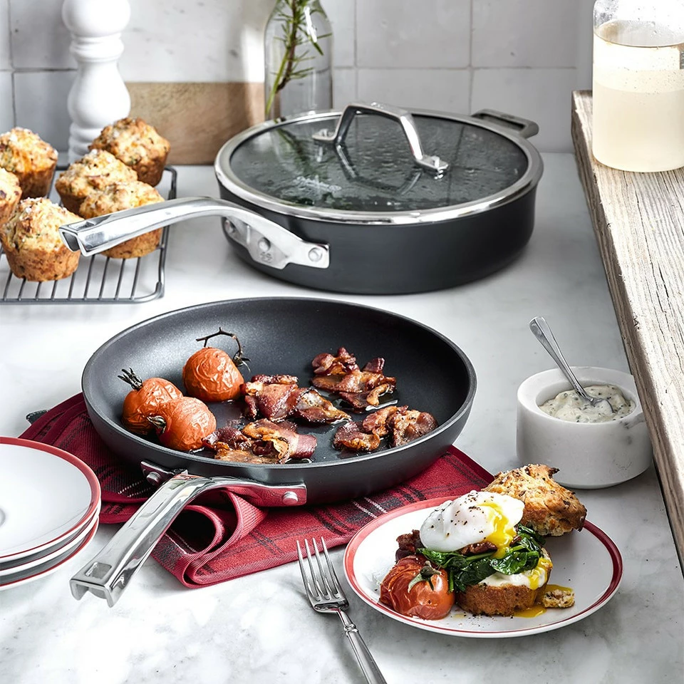 Calphalon Elite Nonstick 3-Piece Frying Pan & Saute Pan Set 6 Calphalon Elite Nonstick 3-Piece Frying Pan & Saute Pan Set - Image 4