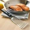 Flexible Stainless Steel Slotted Spatula 1 Flexible Stainless Steel Slotted Spatula -HOMEKEEPING Shop flexible slotted spatula hero new z