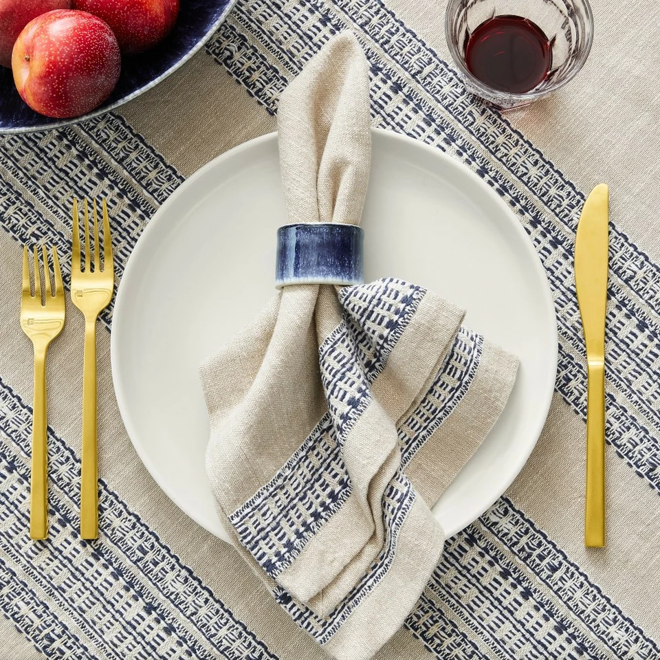 Port Bleu Napkins, Set of 4 4 Port Bleu Napkins, Set of 4 - Image 4