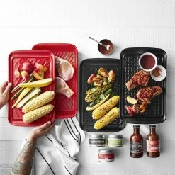 Grill Prep Trays, Set of 2 -HOMEKEEPING Shop grill prep trays 202230 0094 williams sonoma rub smokehouse z