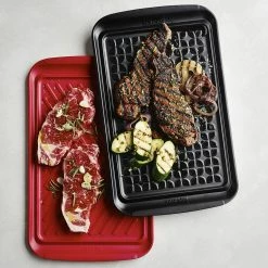 Grill Prep Trays, Set of 2 -HOMEKEEPING Shop grill prep trays 202240 0062 grill prep trays set of 2 z