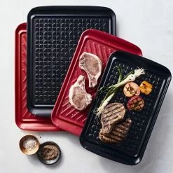Grill Prep Trays, Set of 2 -HOMEKEEPING Shop grill prep trays 202240 0158 grill prep trays set of 2 z