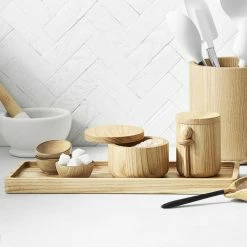 Hold Everything Salt Keeper, Ashwood 8 Hold Everything Salt Keeper, Ashwood -HOMEKEEPING Shop hold everything salt keeper ashwood 202234 0037 hold everything ashwood countertop tray large z