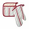 Festive Stripe Oven Mitt & Potholder Set 1 Festive Stripe Oven Mitt & Potholder Set -HOMEKEEPING Shop holiday stripe oven mitt pot holder set 202214 0511 img97z