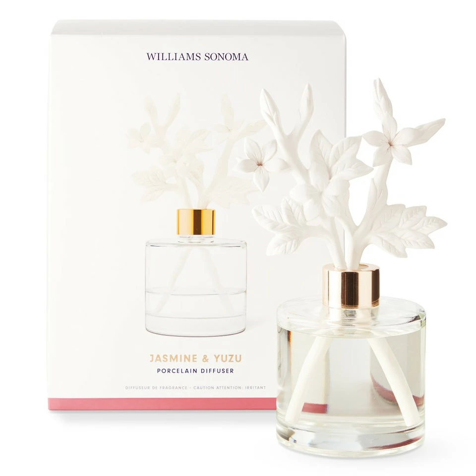 Home Fragrance Porcelain Diffuser, Jasmine & Yuzu 3 Home Fragrance Porcelain Diffuser, Jasmine & Yuzu