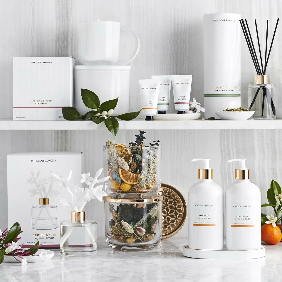 Home Fragrance Porcelain Diffuser, Jasmine & Yuzu 5 Home Fragrance Porcelain Diffuser, Jasmine & Yuzu - Image 3