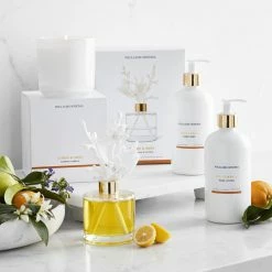 Home Fragrance Candle, Citrus & Sage 9 Home Fragrance Candle, Citrus & Sage -HOMEKEEPING Shop home fragrance reed candle citrus and sage 202222 0341 home fragrance porcelain diffuser citrus sage z