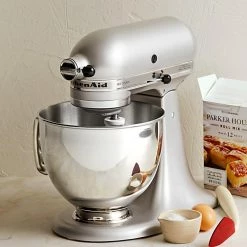 KitchenAid® Artisan Stand Mixer, Contour Silver -HOMEKEEPING Shop kitchenaid artisan stand mixer alt7 imgz