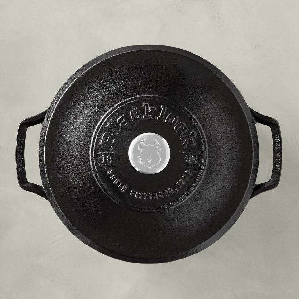 Lodge Blacklock Triple-Seasoned Cast Iron Dutch Oven, 5.2 L. 4 Lodge Blacklock Triple-Seasoned Cast Iron Dutch Oven, 5.2 L. - Image 2