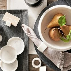 Marble Napkin Ring, Each -HOMEKEEPING Shop marble napkin ring pb 003 ws