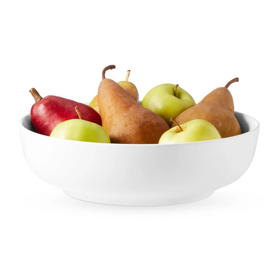 Matte White Fruit Bowl 2 Matte White Fruit Bowl