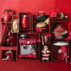 Melamine Mixing Bowls with Lid, Set of 6, Red -HOMEKEEPING Shop melamine mixing bowls with lid red 202240 0003 melamine mixing bowls with lid set of 6 red z