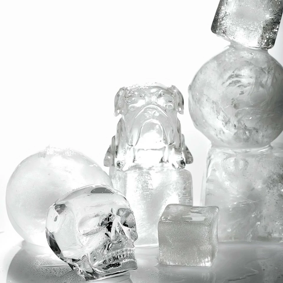 Novelty Ice Mould, Set of 2, Skull 7 Novelty Ice Mould, Set of 2, Skull - Image 5