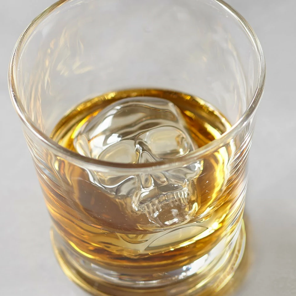 Novelty Ice Mould, Set of 2, Skull 3 Novelty Ice Mould, Set of 2, Skull