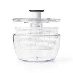 OXO Small Salad Spinner, Clear 11 OXO Small Salad Spinner, Clear -HOMEKEEPING Shop oxo salad spinner 202225 0008 oxo salad spinner z