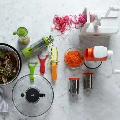 Paderno Spiralizer 4-Blade 27 Paderno Spiralizer 4-Blade -HOMEKEEPING Shop paderno spiralizer 4 blade 202240 0015 swissmar peelers set of 3 z