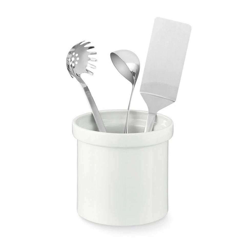 Ceramic Partitioned Utensil Holder 3 Ceramic Partitioned Utensil Holder