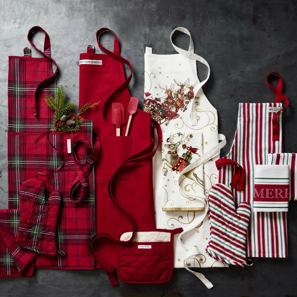 Williams Sonoma Classic Solid Adult & Kid Aprons 12 Williams Sonoma Classic Solid Adult & Kid Aprons - Image 10