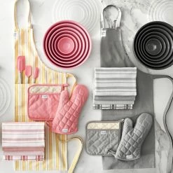 Williams Sonoma Classic Stripe Aprons 10 Williams Sonoma Classic Stripe Aprons -HOMEKEEPING Shop personalized stripe apron 202130 0048 williams sonoma potholder z