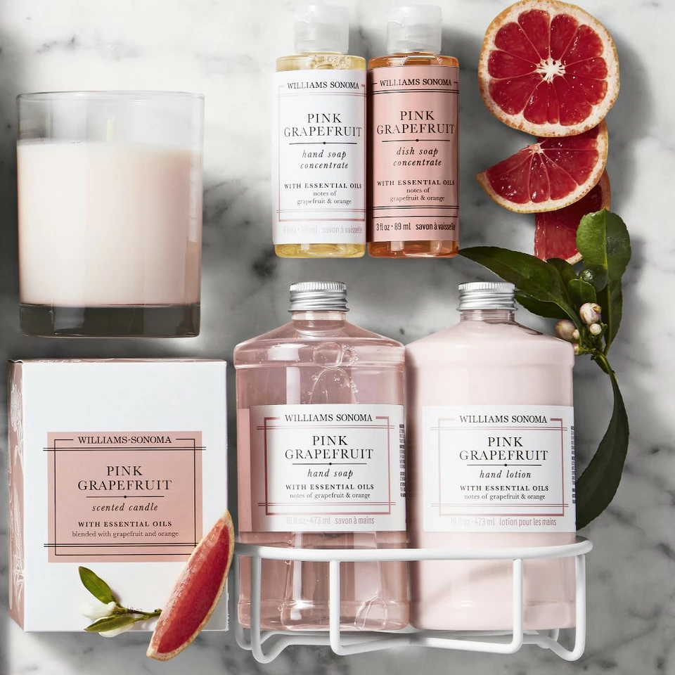 Williams Sonoma Essential Oils Boxed Candle, Pink Grapefruit 4 Williams Sonoma Essential Oils Boxed Candle, Pink Grapefruit - Image 2