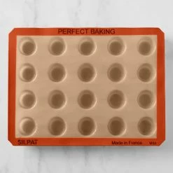 Silpat Silicone Mini Muffin Pan, 20-Well -HOMEKEEPING Shop silpat silicone mini muffin pan 20 well 202240 0155 silpat nonstick silicone mini muffin pan 20 well z