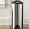 simplehuman Stainless-Steel Fingerprint-Proof Butterfly Rubbish Bin -HOMEKEEPING Shop simplehuman steel fingerprint proof butterfly trash can hero new z