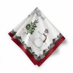 Snowman Napkins, Set of 4