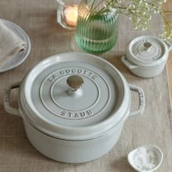 Staub Cast Iron Round Cocotte -HOMEKEEPING Shop staub round cocotte 202218 0034 staub enameled cast iron round dutch oven z