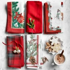 Classic Tartan Napkins, Set of 4 18 Classic Tartan Napkins, Set of 4 -HOMEKEEPING Shop tartan plaid napkin 202214 0063 snowman napkins set of 4 z