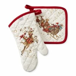 Twas the Night Before Christmas Oven Mitt & Potholder Set -HOMEKEEPING Shop twas the night oven mitt pot holder set 202214 0112 twas the night before christmas oven mitt potholder set z