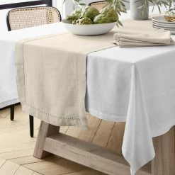 Italian Washed Linen Table Runner 13 Italian Washed Linen Table Runner -HOMEKEEPING Shop washed linen table runner 202222 0211 italian washed linen table runner 1 z