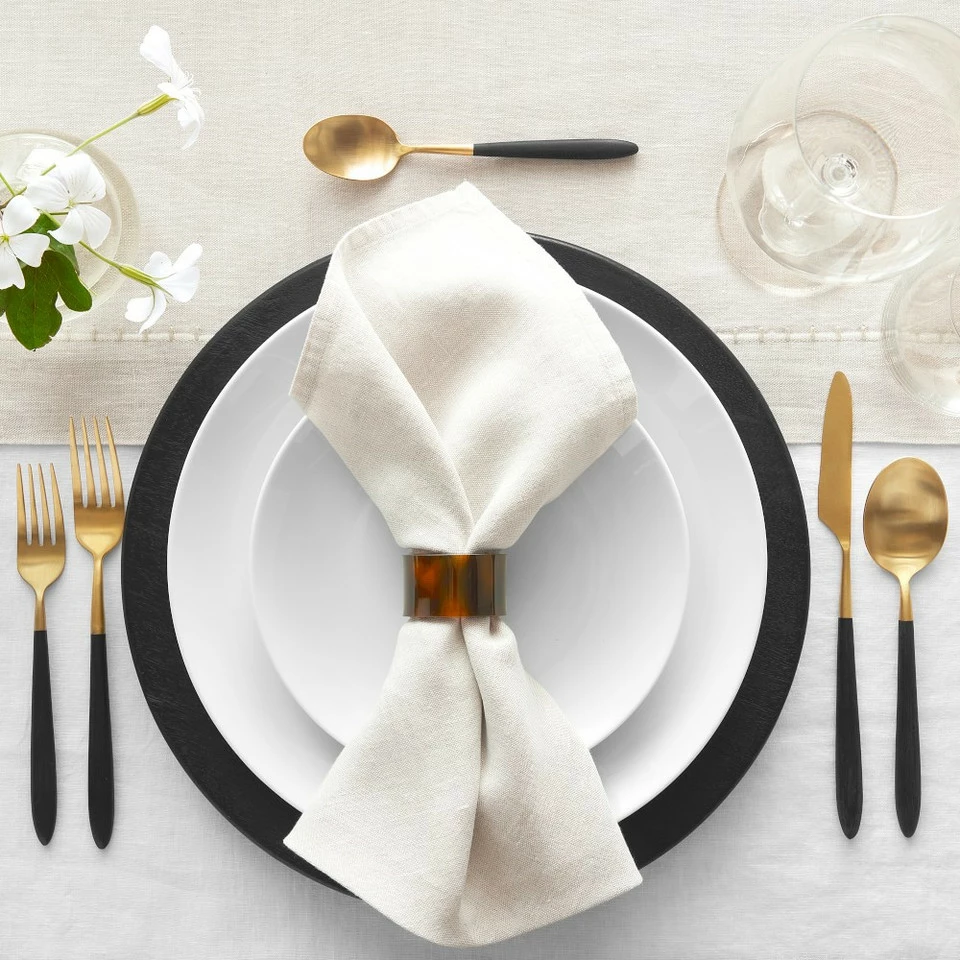 Italian Washed Linen Table Runner 2 Italian Washed Linen Table Runner - Image 2