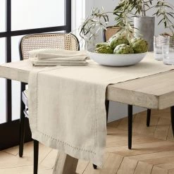 Italian Washed Linen Table Runner 15 Italian Washed Linen Table Runner -HOMEKEEPING Shop washed linen table runner 202227 0174 italian washed linen table runner z