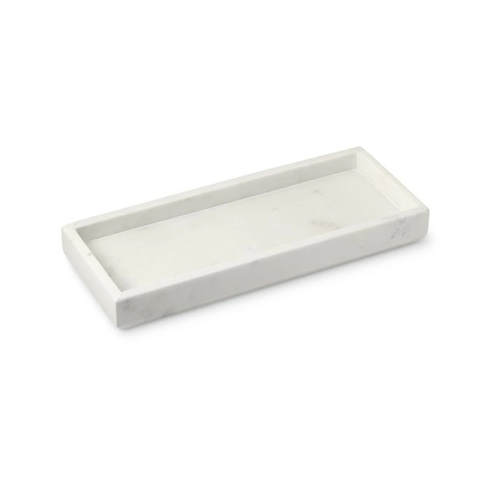 White Marble Countertop Tray 2 White Marble Countertop Tray