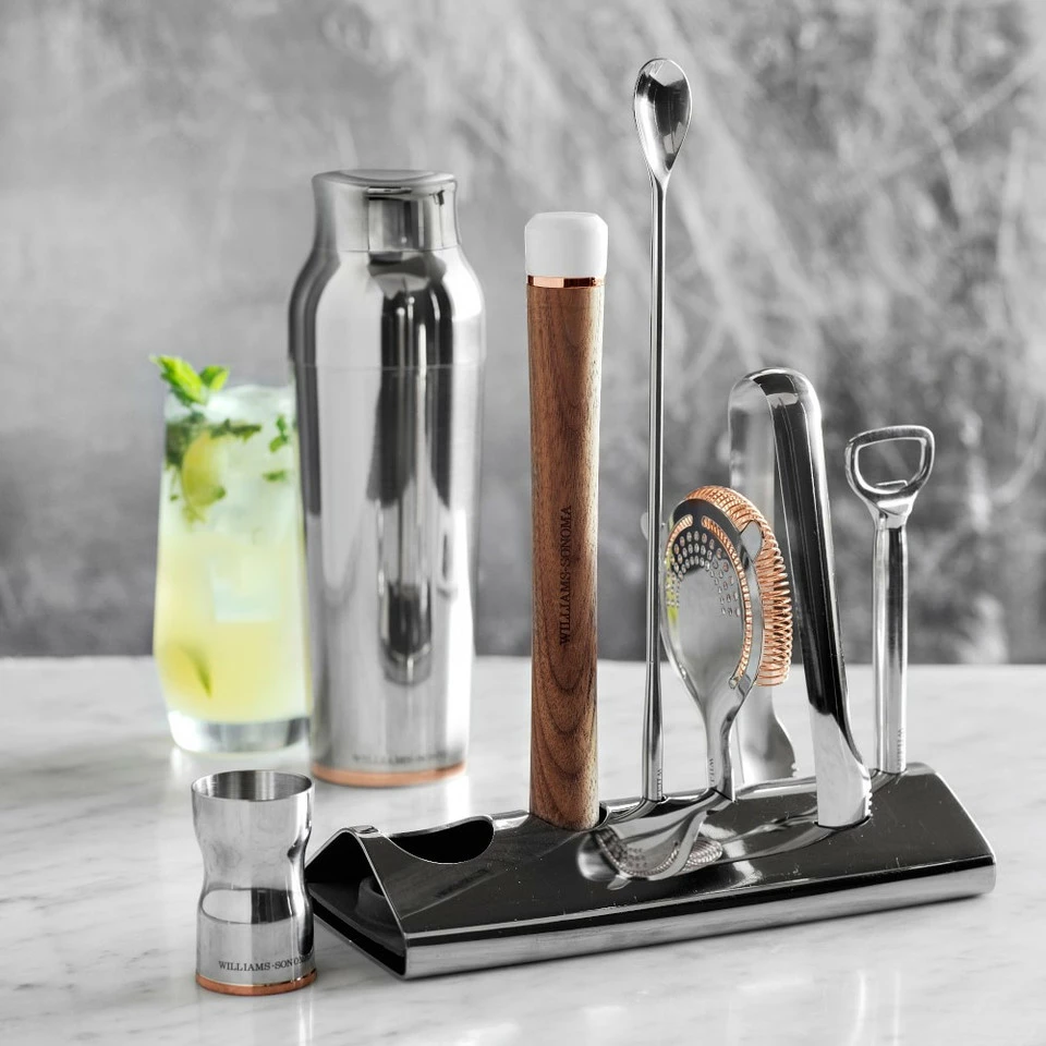 Williams Sonoma Bar Tool Set with Stand 3 Williams Sonoma Bar Tool Set with Stand - Image 2