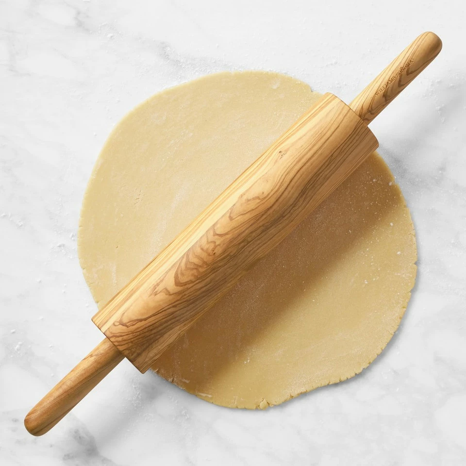 Williams Sonoma Barrel Olivewood Rolling Pin 1 Williams Sonoma Barrel Olivewood Rolling Pin