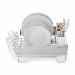 Williams Sonoma Compact Dish Rack, White 6 Williams Sonoma Compact Dish Rack, White -HOMEKEEPING Shop williams sonoma compact dish rack white 202240 0146 williams sonoma compact dish rack white z