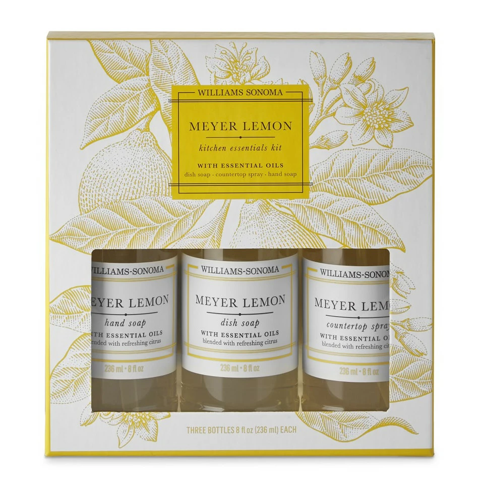 Williams Sonoma Essential Oils Cleaning Kit, Meyer Lemon 3 Williams Sonoma Essential Oils Cleaning Kit, Meyer Lemon
