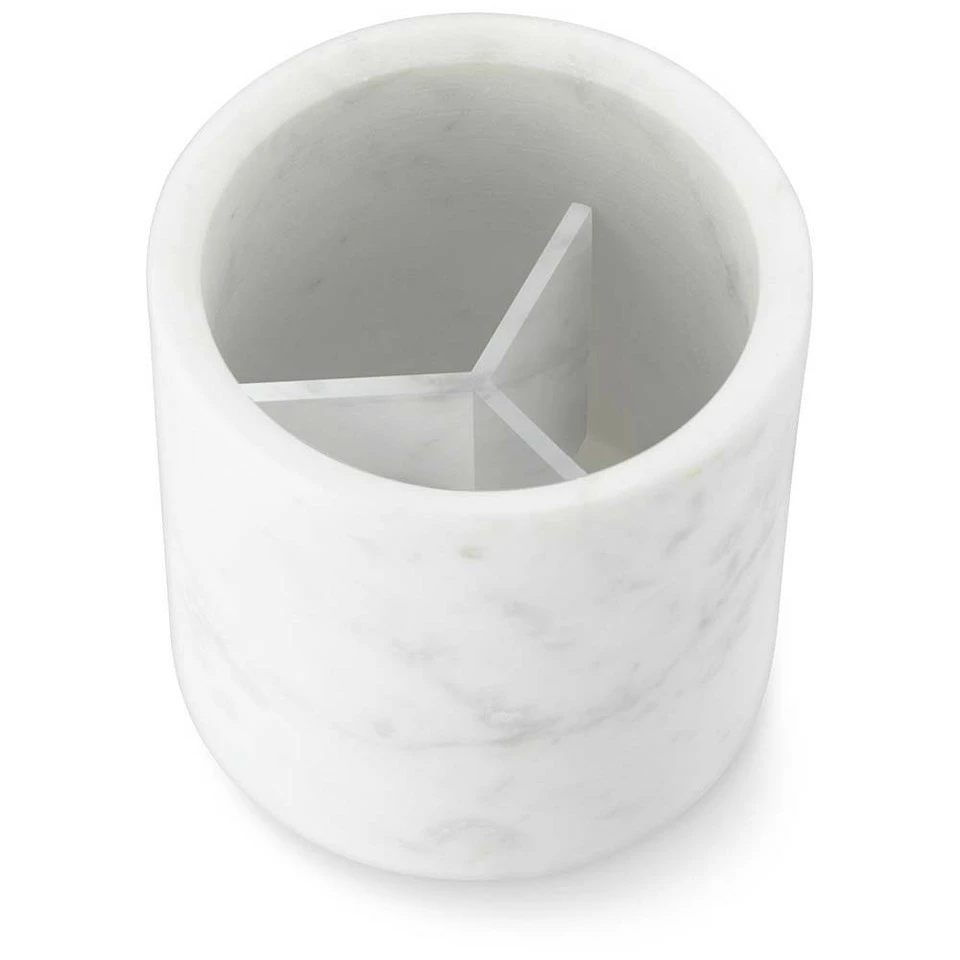 Williams Sonoma Marble Partitioned Utensil Holder 4 Williams Sonoma Marble Partitioned Utensil Holder - Image 3