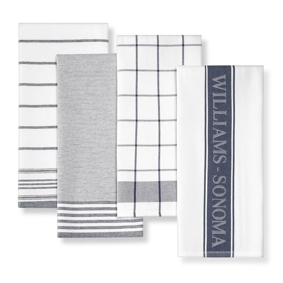Williams Sonoma Multi-Pack Towels, Navy 2 Williams Sonoma Multi-Pack Towels, Navy