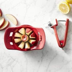 Williams Sonoma Open Kitchen Apple Slicer, Red 9 Williams Sonoma Open Kitchen Apple Slicer, Red -HOMEKEEPING Shop williams sonoma open kitchen red apple slicer 202231 0106 williams sonoma prep tools adjustable apple slicer corer r z