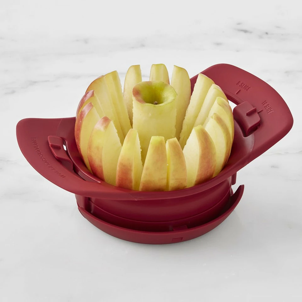 Williams Sonoma Open Kitchen Apple Slicer, Red 3 Williams Sonoma Open Kitchen Apple Slicer, Red