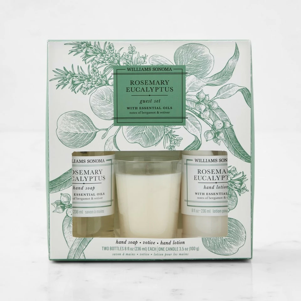 Williams Sonoma Rosemary Eucalyptus Guest Set 1 Williams Sonoma Rosemary Eucalyptus Guest Set