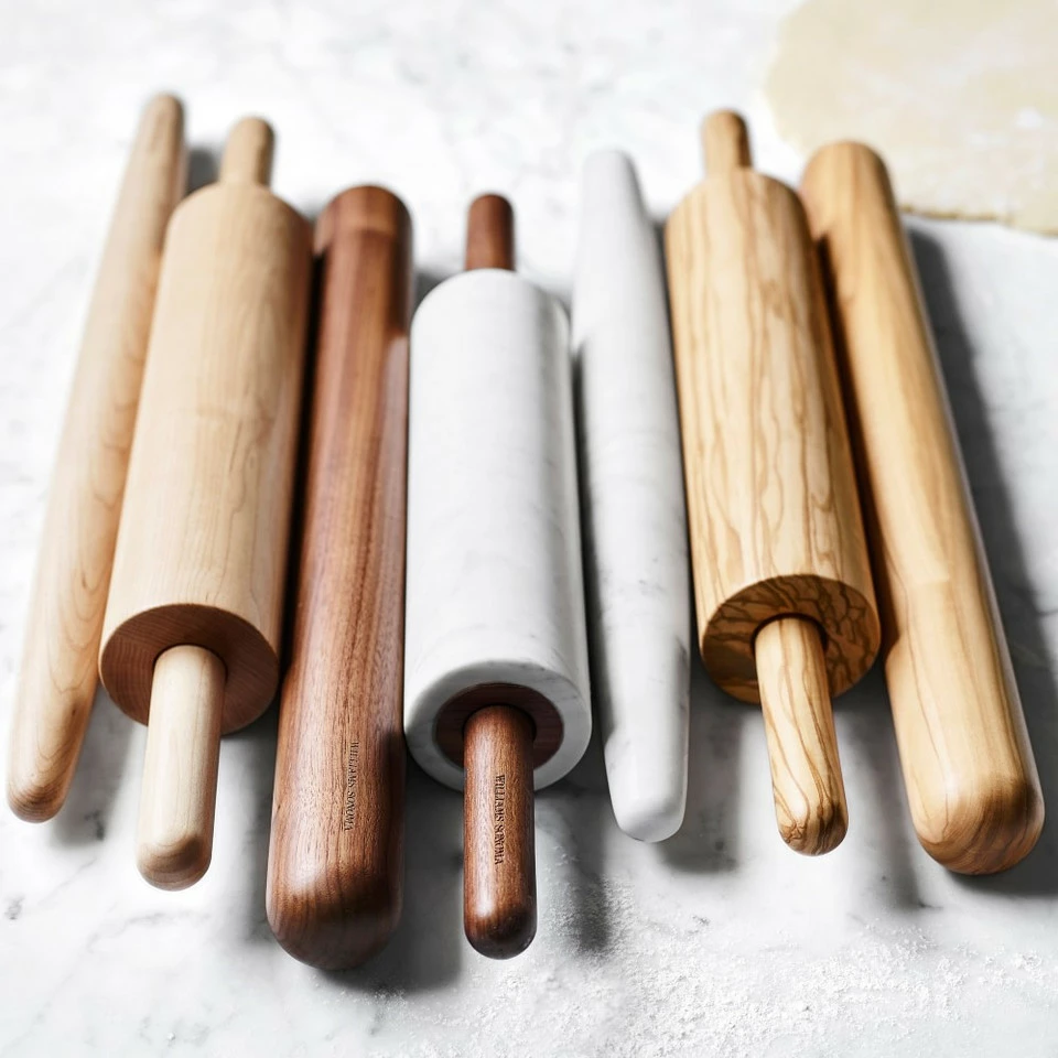 Williams Sonoma Straight Olivewood Rolling Pin 2 Williams Sonoma Straight Olivewood Rolling Pin - Image 2