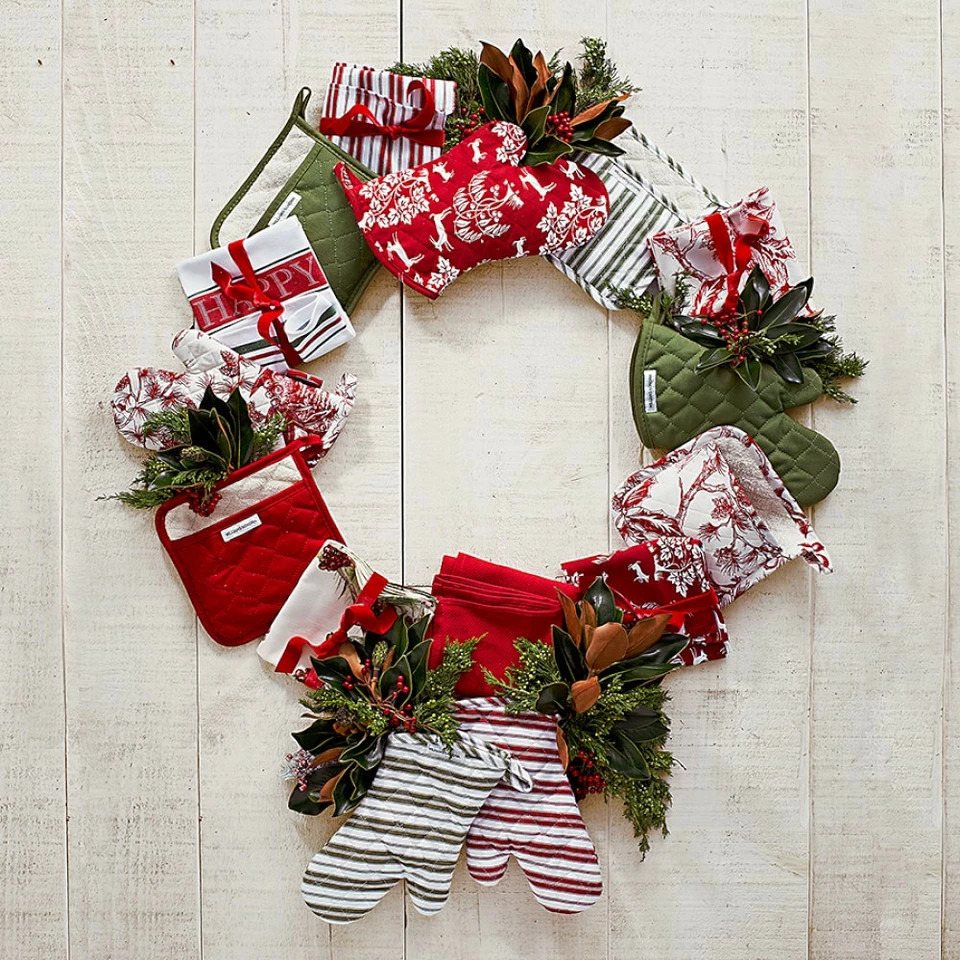 Williams Sonoma Classic Stripe Oven Mitt 6 Williams Sonoma Classic Stripe Oven Mitt - Image 5