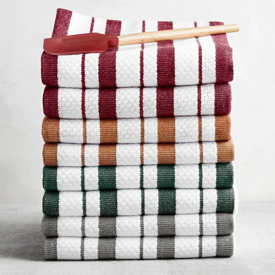 Williams Sonoma Classic Stripe Tea Towels, Set of 4 8 Williams Sonoma Classic Stripe Tea Towels, Set of 4 - Image 6
