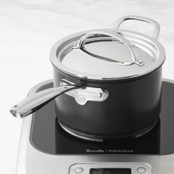 Williams Sonoma Thermo-Clad™ Induction Non-Stick Covered Saucepan -HOMEKEEPING Shop williams sonoma thermo clad nonstick covered saucepan 2 qt 202240 0024 williams sonoma thermo clad nonstick covered saucepan z